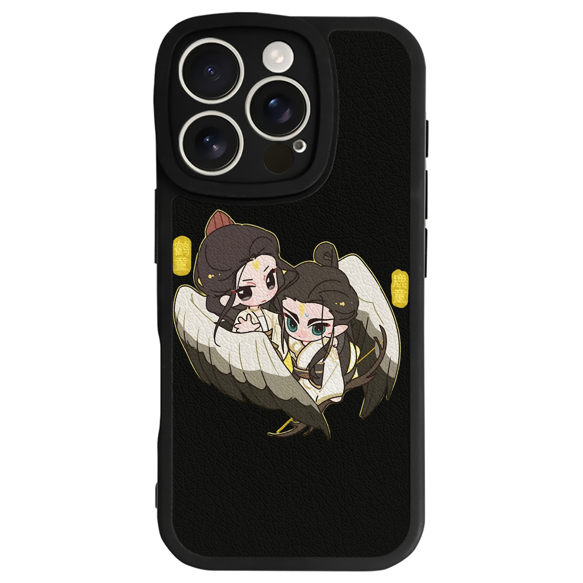 （画像用） Ne Zha 2 ナタ 魔童の大暴れ 【iPhone 16シリーズ対応】シリコンスマホケース（レザー調） 材質：シリコン